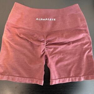 Alphalete Amplify shorts - Dusty Rose color